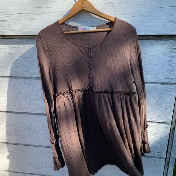 Free people beach long sleeve top - Picture 6 of 7